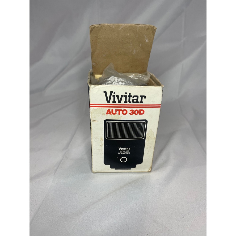 Vivitar Auto 30D Dedicated Electronic Flash Vintage‎ SLR Accessory UNTESTED
